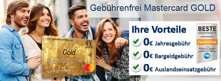 Advanzia Gebührenfrei Mastercard